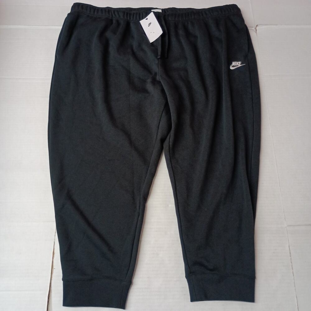 Nike Sportswear Club Fleece Tapered Joggers Women 3X Sweatpants Black DV5085-010